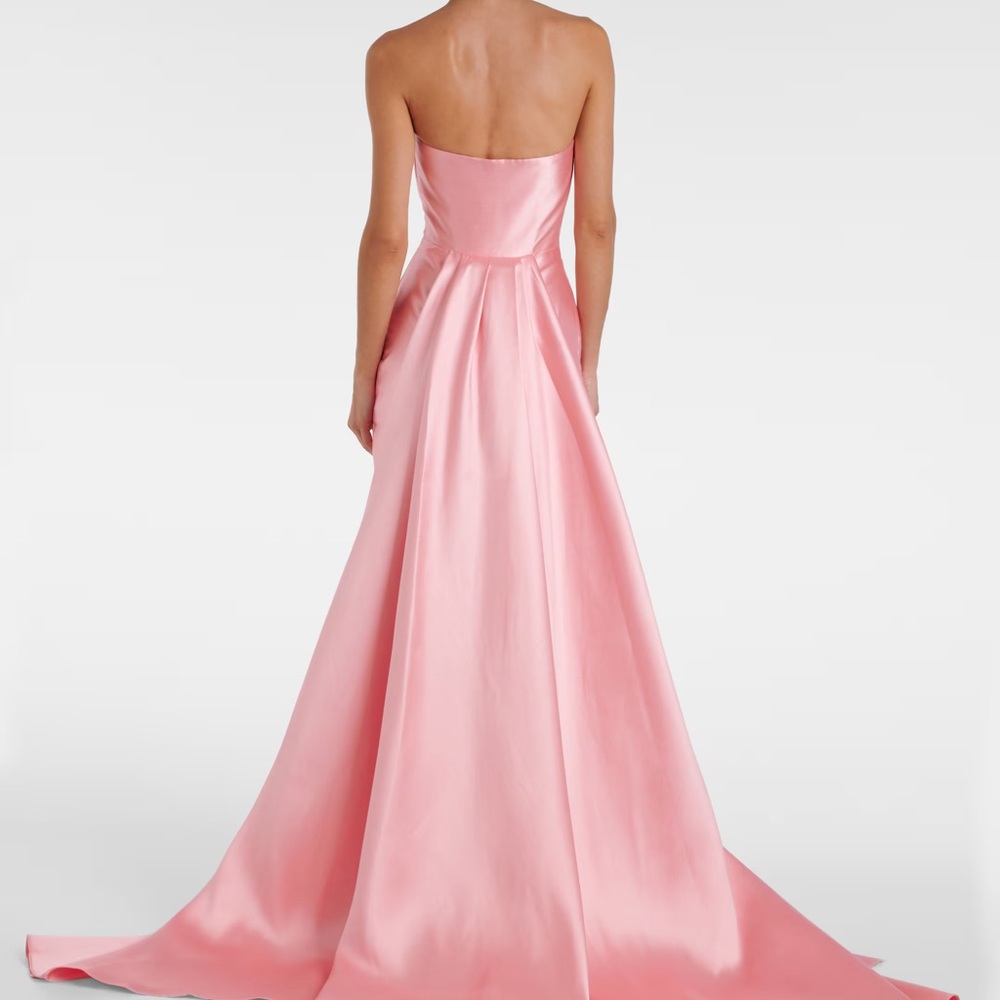 Solace London Imani Strapless Pink Gown - Picture 3 of 8